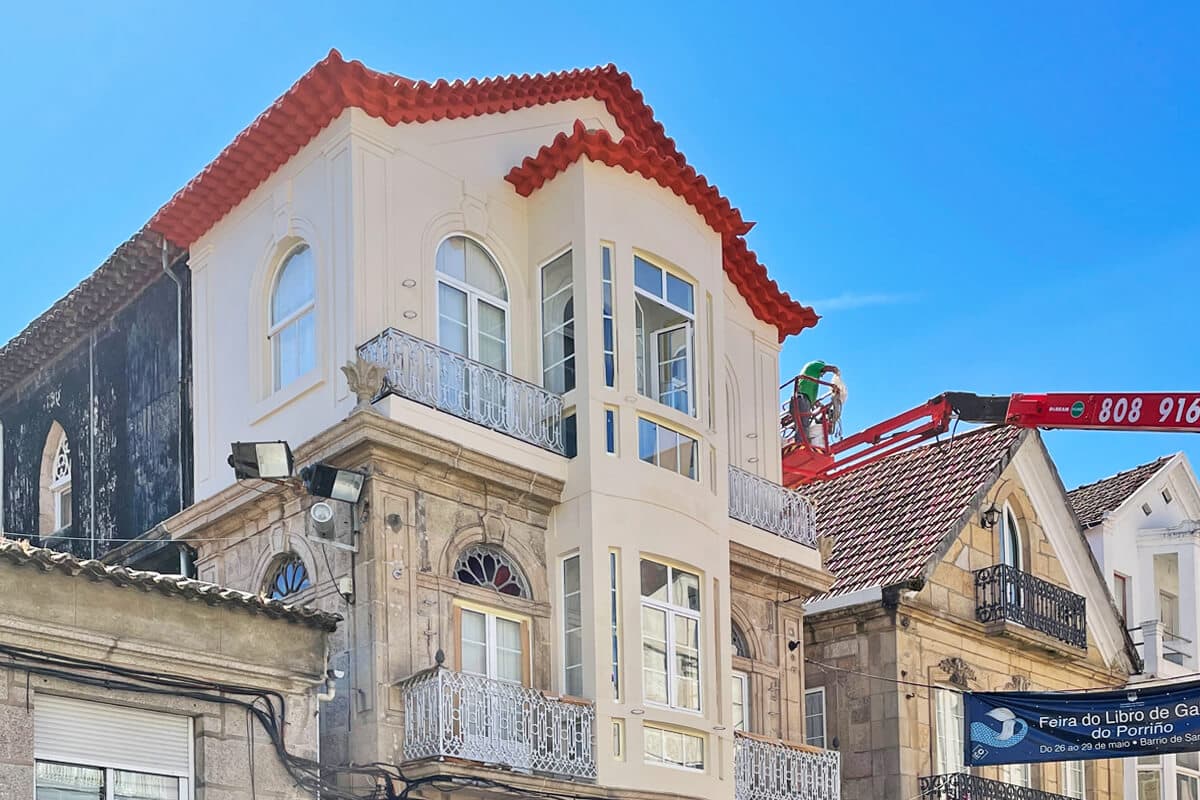 Rehabilitación de fachadas en Redondela